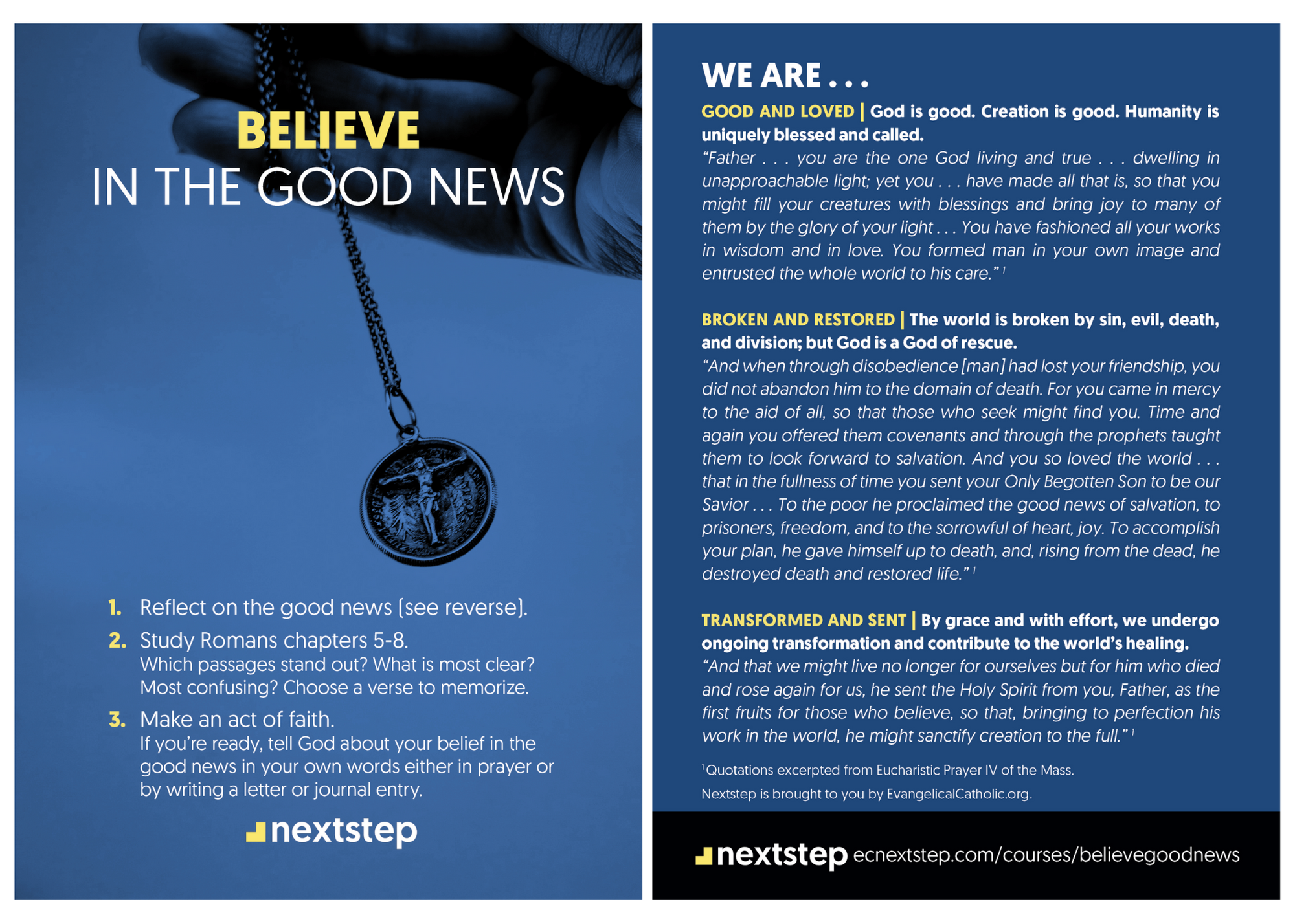 Believe in the Good News